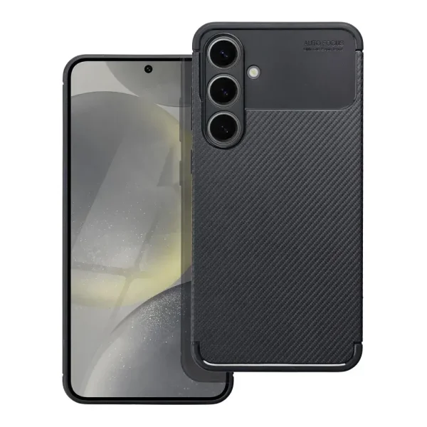 Carbon Fiber Texture Case for Samsung Galaxy S25, black 2