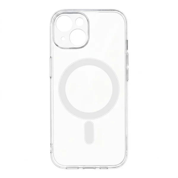 Удароустойчив калъф Mag Cover MagSF за iPhone 15, прозрачен 3