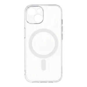 Удароустойчив калъф Mag Cover MagSF за iPhone 15, прозрачен 3