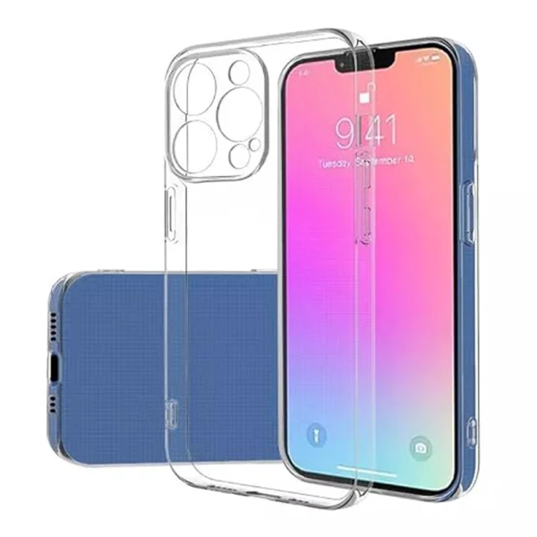 Силиконов гръб 2mm за iPhone 14 Pro Max, прозрачен 4