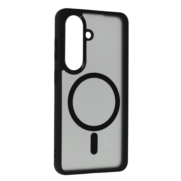 Удароустойчив калъф Matte Mag Cover за Samsung Galaxy S26 Plus, черен 3