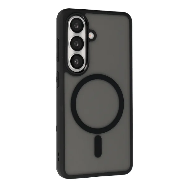 Удароустойчив калъф Matte Mag Cover за Samsung Galaxy S26 Plus, черен 2