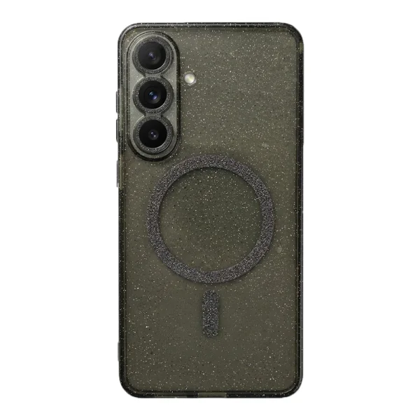 Glitter MagSF case for Samsung Galaxy S26 Plus, black 1