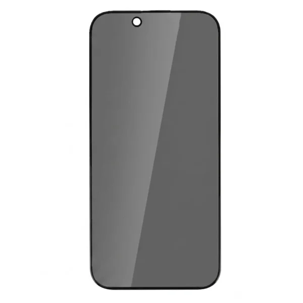 Tempered glass 5D Full Glue PRIVACY for iPhone 17 Air, black 2