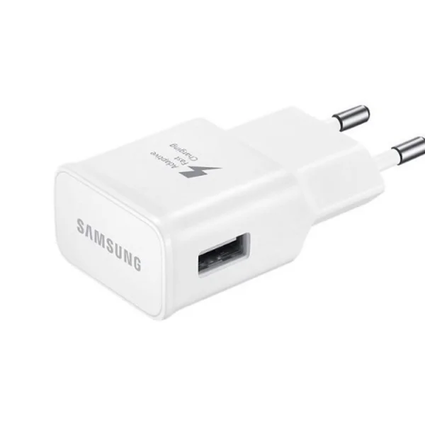 Зарядно SAMSUNG 2A, с кабел MICRO USB, EP-TA20EWE, ECB-DU4AWE show, bulk, Бял 2