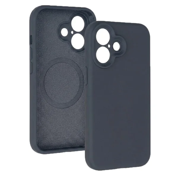 MagColor Pure Case for iPhone 16, dark blue 2