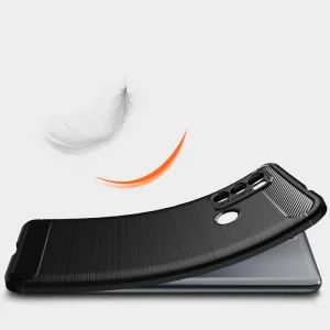 Силиконов Калъф Carbon за Motorola Moto G60, Черен 3