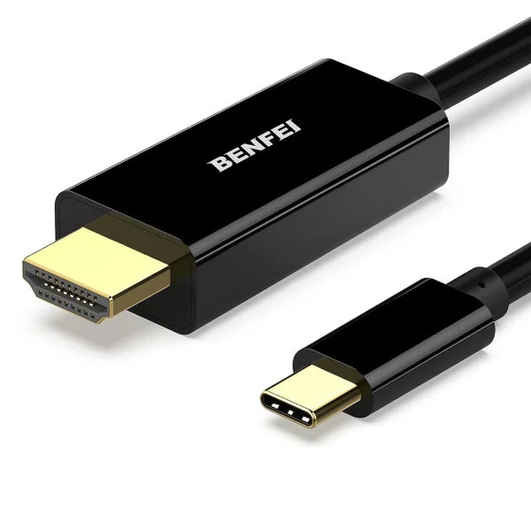 Кабел BENFEI USB-C към HDMI, 1м, черен 1