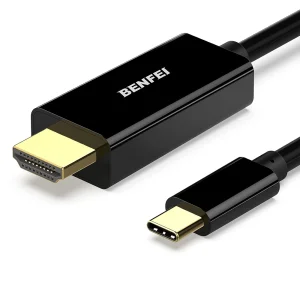 Кабел BENFEI USB-C към HDMI, 1м, черен