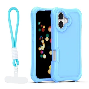 Калъф с връзка Safepop за iPhone 17, син