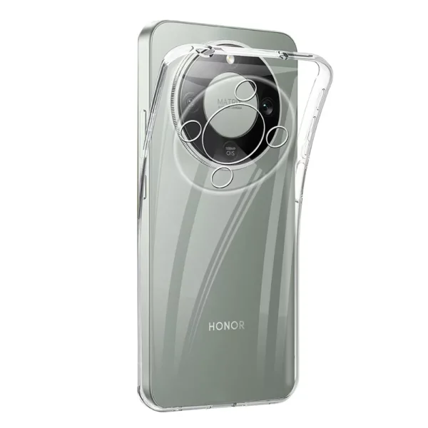 Силиконов калъф 2mm за Honor Magic8 Lite, прозрачен 3