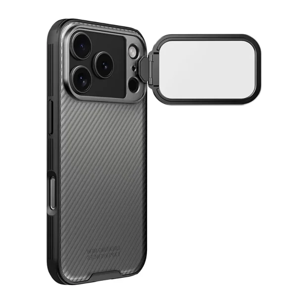 Nillkin Camsheld Prop case for Iphone 18 Pro, transparent-black 4