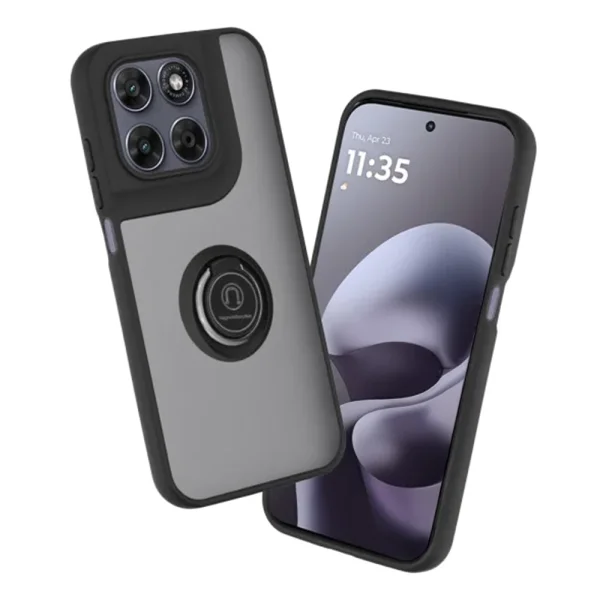 Калъф Techsuit Glinth за Motorola Moto G77 / G67, черен 1
