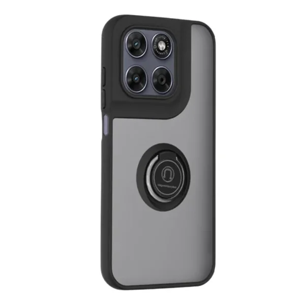 Калъф Techsuit Glinth за Motorola Moto G77 / G67, черен 2