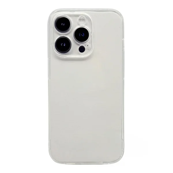 2mm Silicone Case for iPhone 14 Pro, Transparent 3