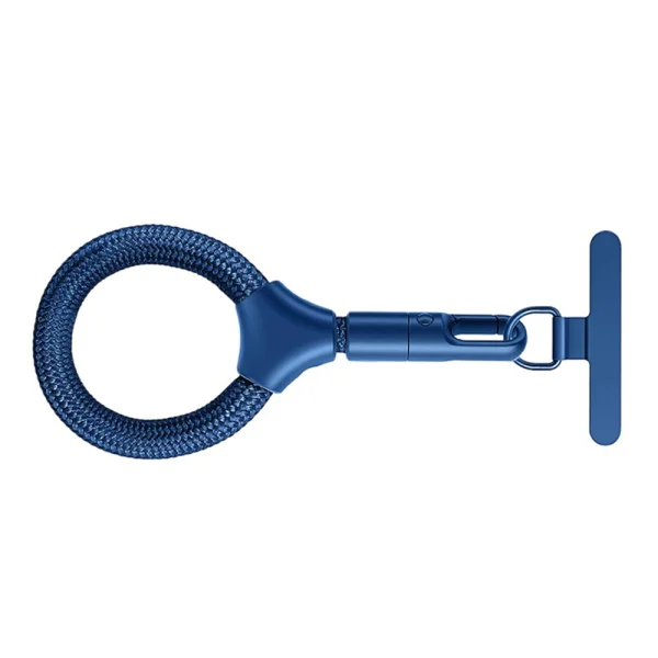 Universal phone strap 9cm Phone Short Lanyard with Self-locking Metal Buckle, blue 2