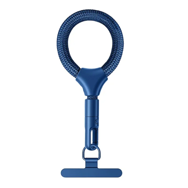 Universal phone strap 9cm Phone Short Lanyard with Self-locking Metal Buckle, blue 1