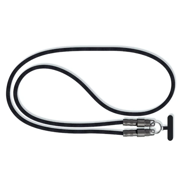 Универсална връзка за телефон Essager 30cm с кабел 1.2m, Type-C към Type-C Cable, 60W, Fast Charging, черен 2