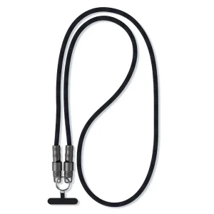 Универсална връзка за телефон Essager 30cm с кабел 1.2m, Type-C към Type-C Cable, 60W, Fast Charging, черен