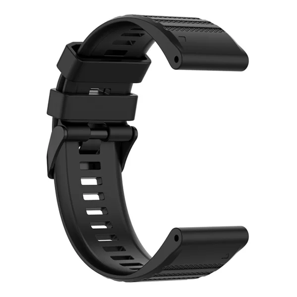 Силиконова каишка 26mm за Garmin Fenix 6X GPS/6X Pro/6X Sapphire GPS, черен 4