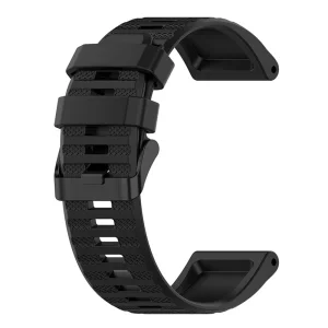 Силиконова каишка 26mm за Garmin Fenix 6X GPS/6X Pro/6X Sapphire GPS, черен 3