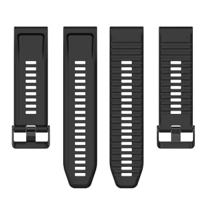 Силиконова каишка 26mm за Garmin Fenix 6X GPS/6X Pro/6X Sapphire GPS, черен 5