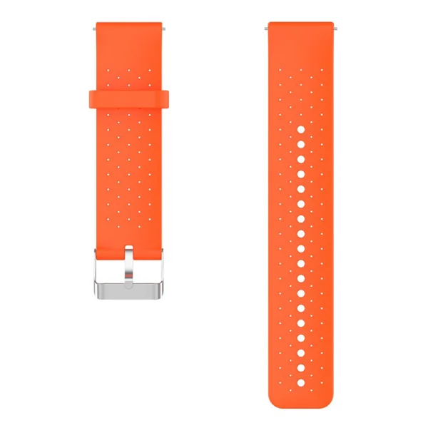 Silicone Strap 22mm for Samsung Garmin Huawei Amazfit Smart Watch, orange 5