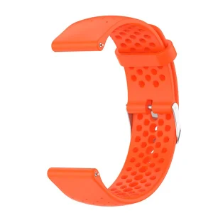 Silicone Strap 22mm for Samsung Garmin Huawei Amazfit Smart Watch, orange 4