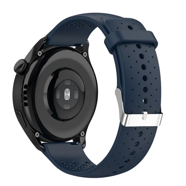 Силинокова каишка 22mm за Samsung Garmin Huawei Amazfit Smart Watch, тъмно син 2