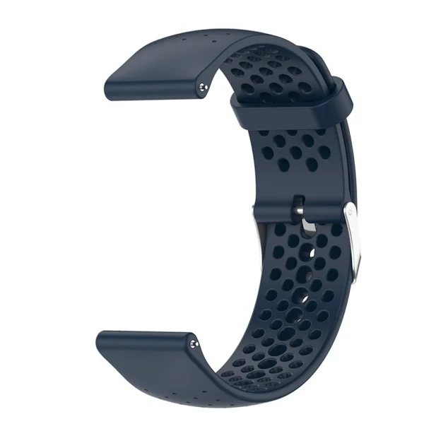 Силинокова каишка 22mm за Samsung Garmin Huawei Amazfit Smart Watch, тъмно син 4