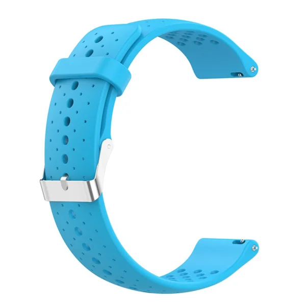 Силиконова каишка 22mm за Samsung Garmin Huawei Amazfit Smart Watch, светло син 3