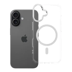 Калъф Frame Clear Hybrid Mag Cover MagSF за iPhone 17, прозрачен