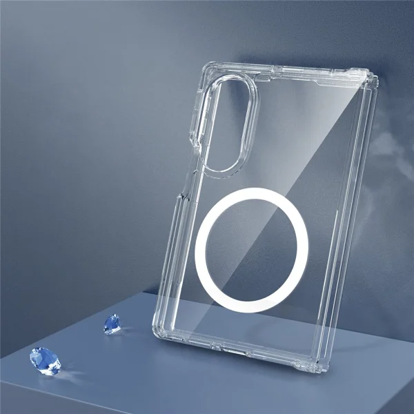 Калъф Magnetic 2mm TPU + PC за Samsung Galaxy Z Fold8, прозрачен 4