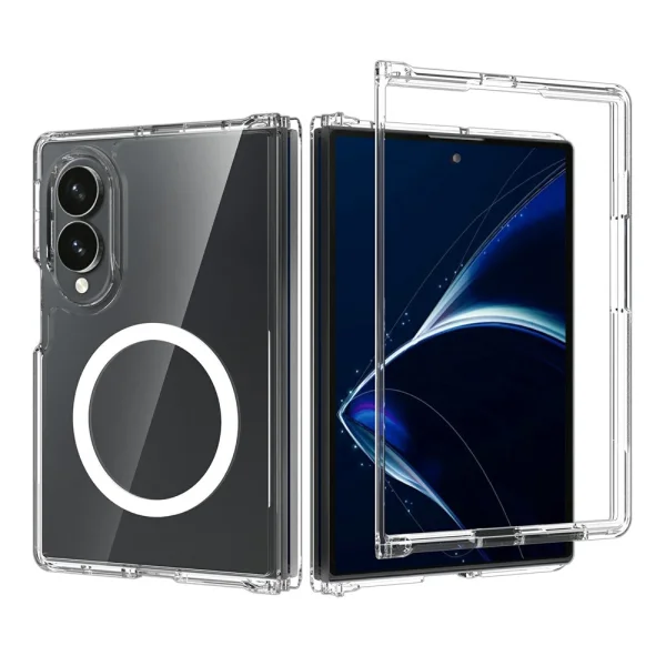 Калъф Magnetic 2mm TPU + PC за Samsung Galaxy Z Fold8, прозрачен 1