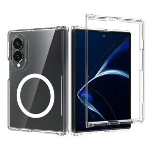 Калъф Magnetic 2mm TPU + PC за Samsung Galaxy Z Fold8, прозрачен