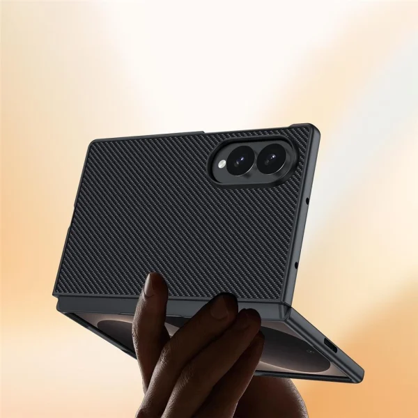 Leather + PC case for Samsung Galaxy Z Fold8, black 2