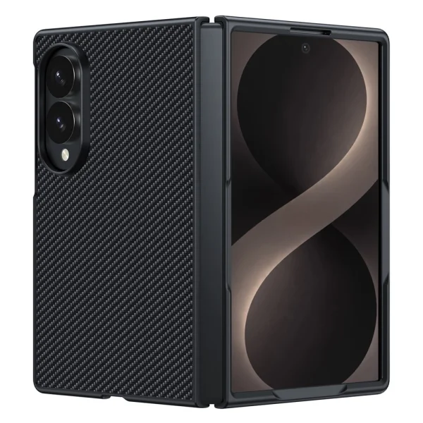 Leather + PC case for Samsung Galaxy Z Fold8, black 1