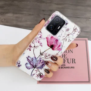 Silicone Case Marble for Xiaomi 11T/11T Pro, Lotus 4