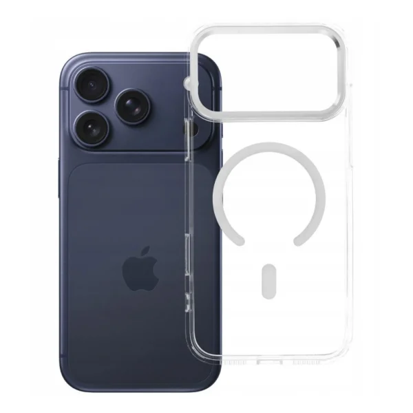 Case Frame Clear Hybrid Mag Cover MagSF for iPhone 18 Pro, transparent 1