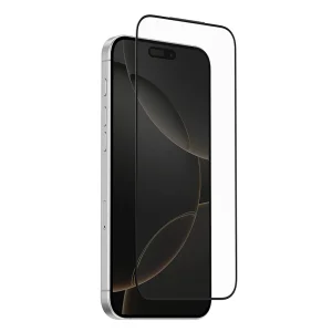 Стъклен протектор 5D Full Glue Matte за iPhone 18 Pro, черен