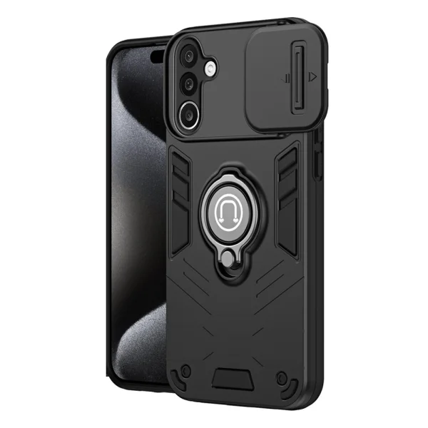 Shockproof case Camshield Kickstand for Samsung Galaxy A27 5G, black 1