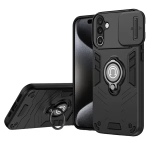 Shockproof case Camshield Kickstand for Samsung Galaxy A27 5G, black 3
