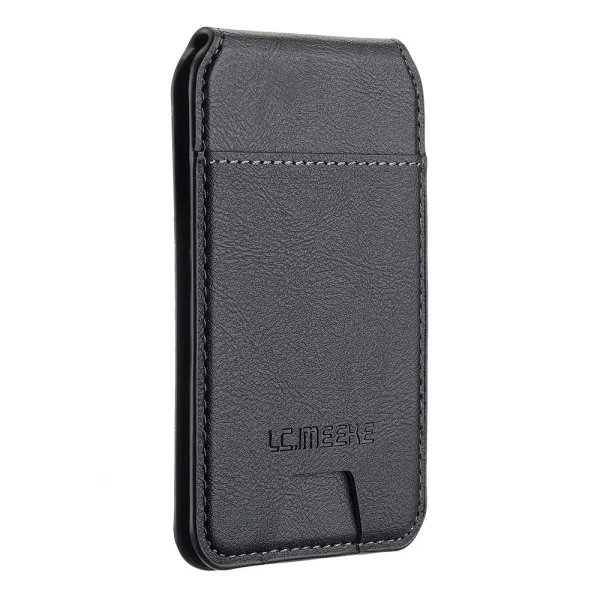 Magnetic wallet stand PU Lc.Imeeke, compatible with MagSF, RFID blocking, black 4