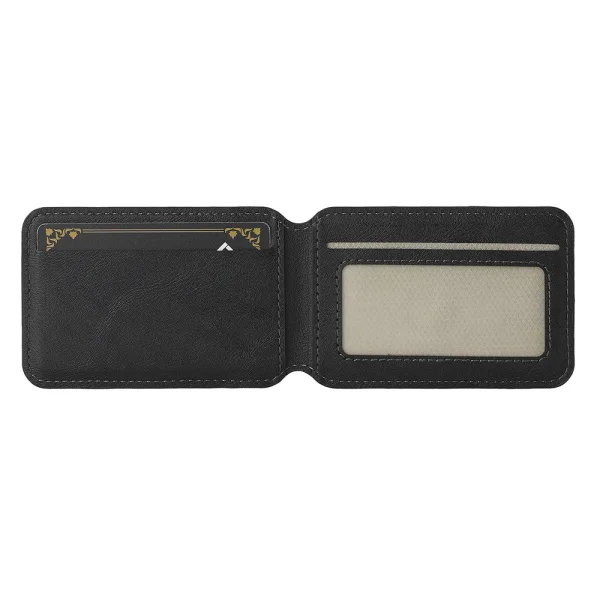 Magnetic wallet stand PU Lc.Imeeke, compatible with MagSF, RFID blocking, black 5