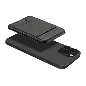 Magnetic wallet stand PU Lc.Imeeke, compatible with MagSF, RFID blocking, black 6