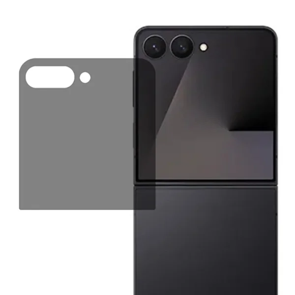 Privacy AMORUS tempered glass protector for Samsung Galaxy Z Flip8, black 1