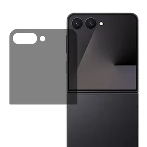 Стъклен протектор Privacy AMORUS за Samsung Galaxy Z Flip8, черен