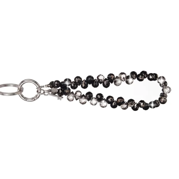 Универсална връзка за телефон 14cm Crystal Bead Clear, черен 2