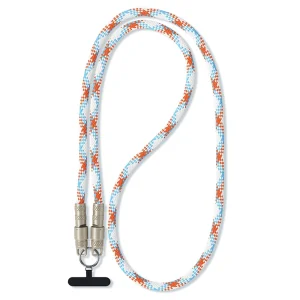 Универсална връзка за телефон Essager 30cm с кабел 1.2m, Type-C към Type-C Cable, 60W, Fast Charging, червен-син