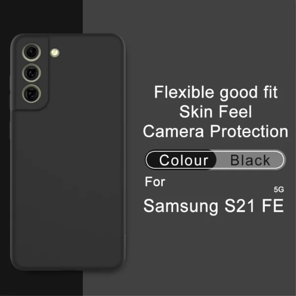 Силиконов калъф IMAK UC-2 за Samsung Galaxy S21 FE/S21 Fan Edition, Черен 5